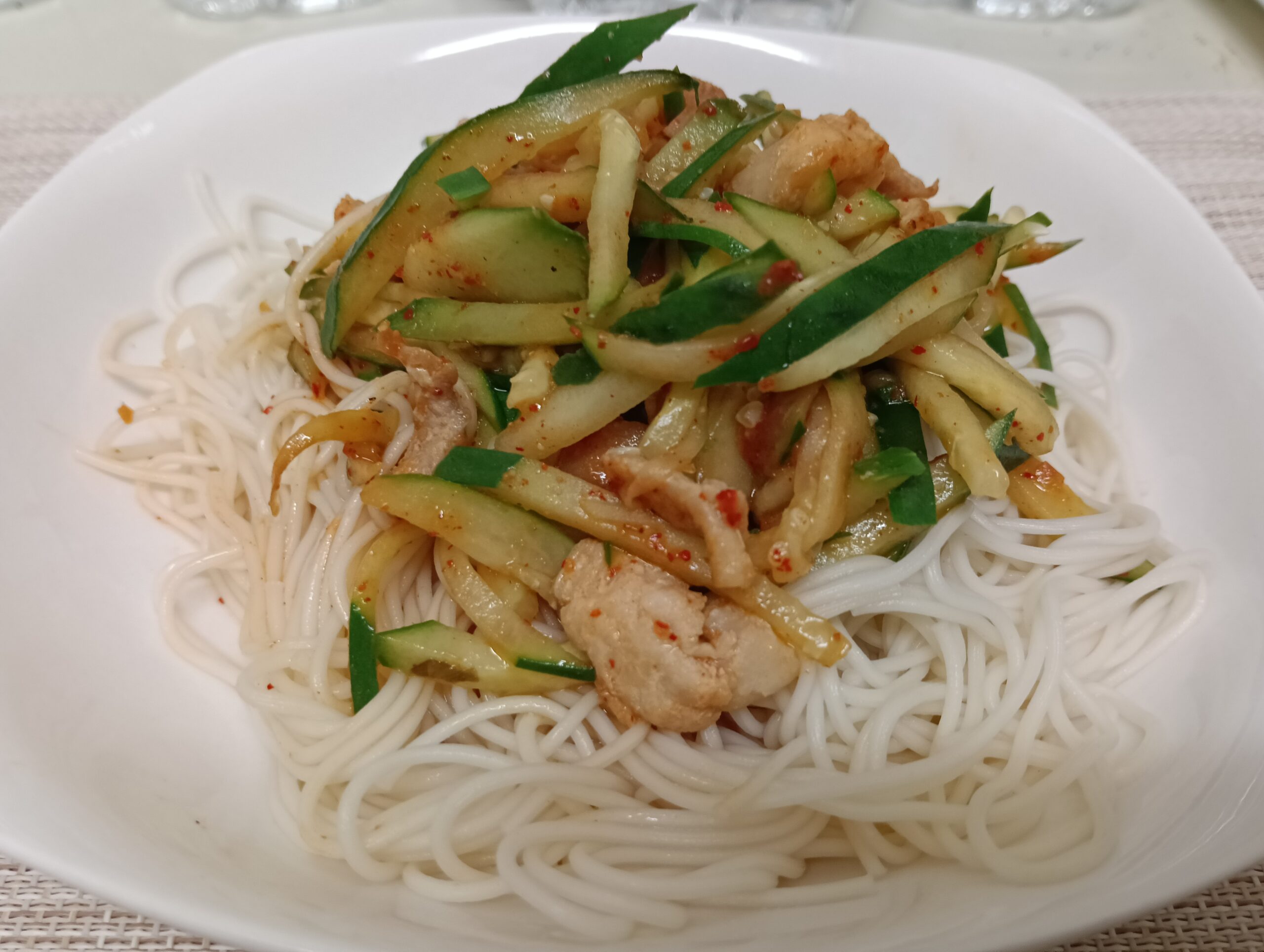 具ののせたそうめん写真